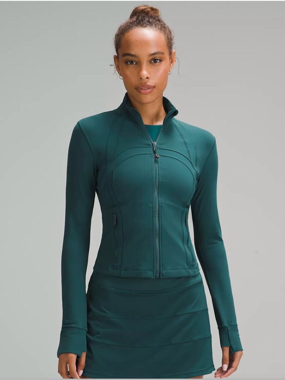 Lululemon Define Cropped Jacket *Nulu in Storm Teal
